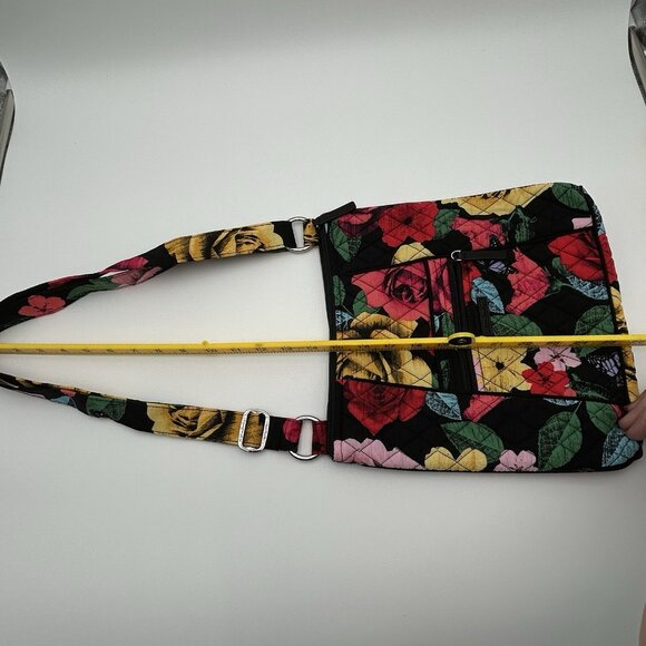 VERA BRADLEY Havana Rose Crossbody Bag Floral Multicolor Adjustable Strap - Picture 14 of 14